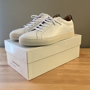 Men’s Common Projects Retro Low White 2154 Trainers Sneakers Shoes 44 New In Box